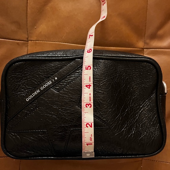 Golden Goose Women's Star Bag in glossy black leather with tone-on-tone star - Picture 15 of 16